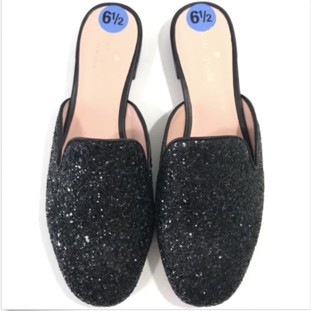 Kate Spade New York Black Slip On Mule Shoes 6.5 - Picture 1 of 7